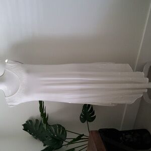 Exist White Embroidered Dress